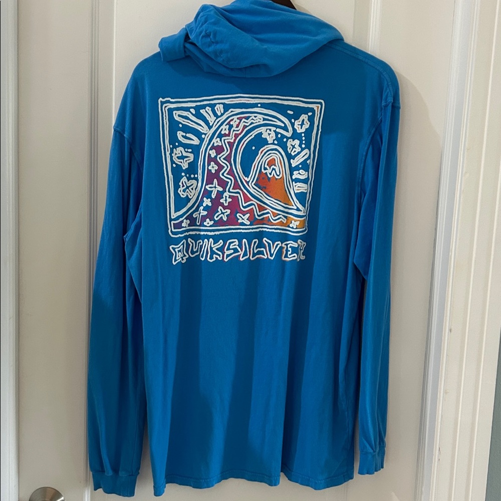 Mens Quiksilver tee hoodie
